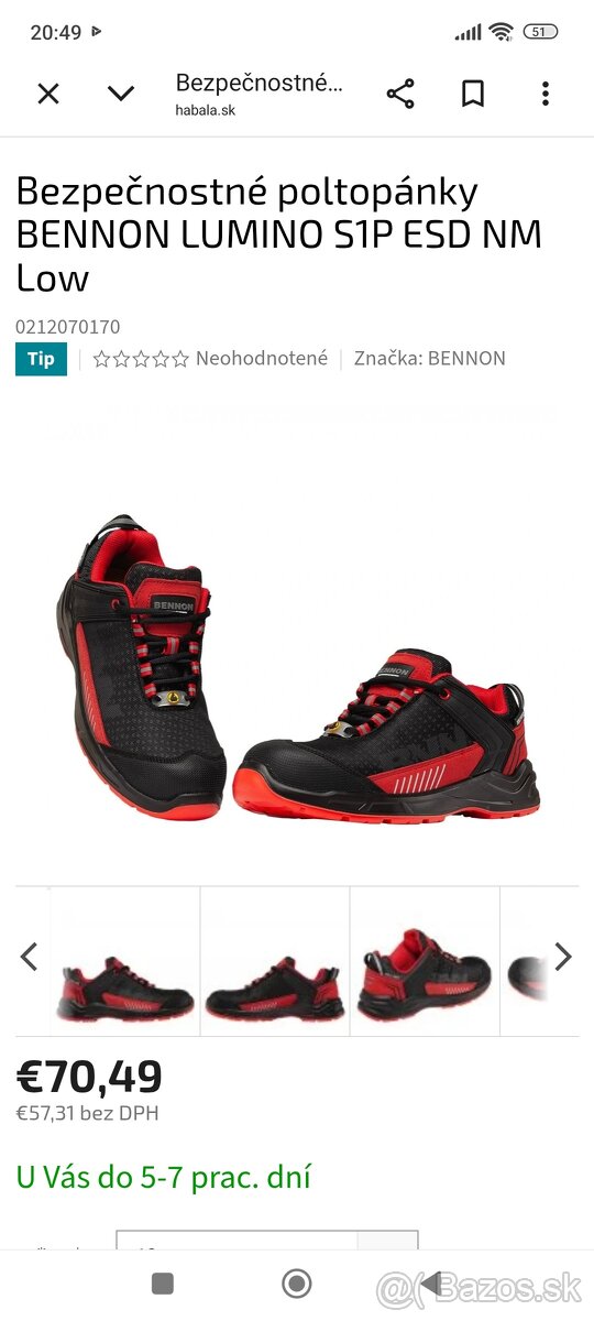 Pracovná bezpečnostná obuv - 5