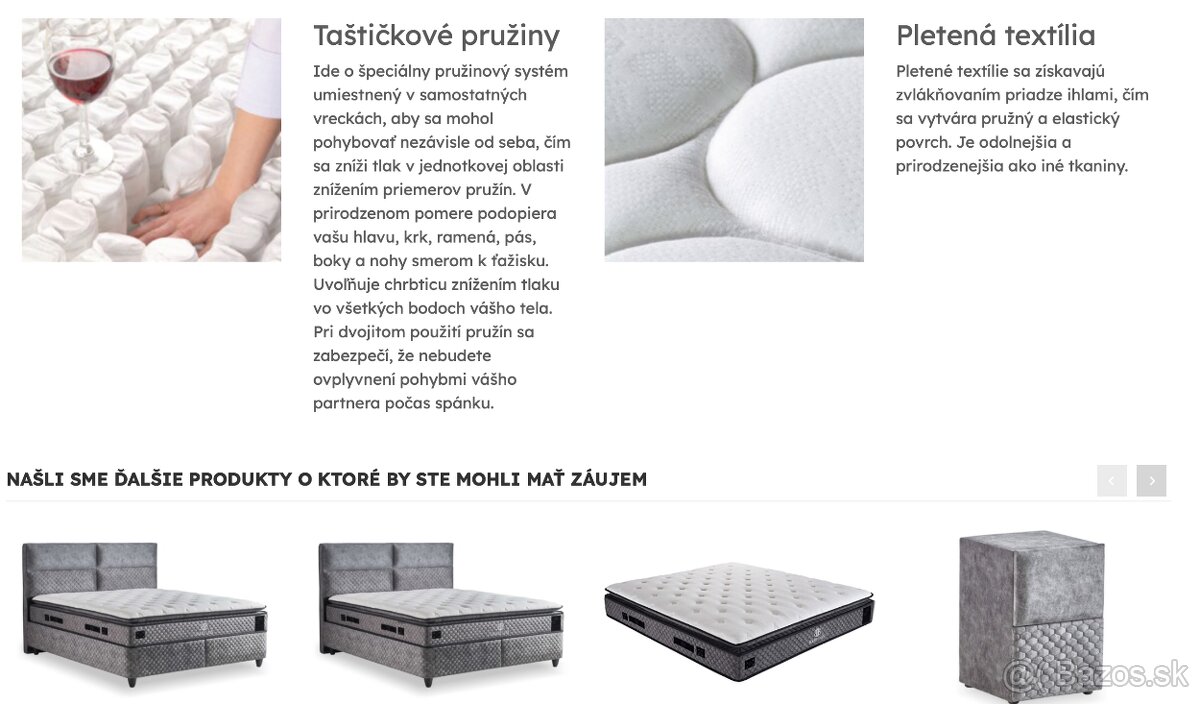 Pruzinovy matrac Babylon 160x200 - 5