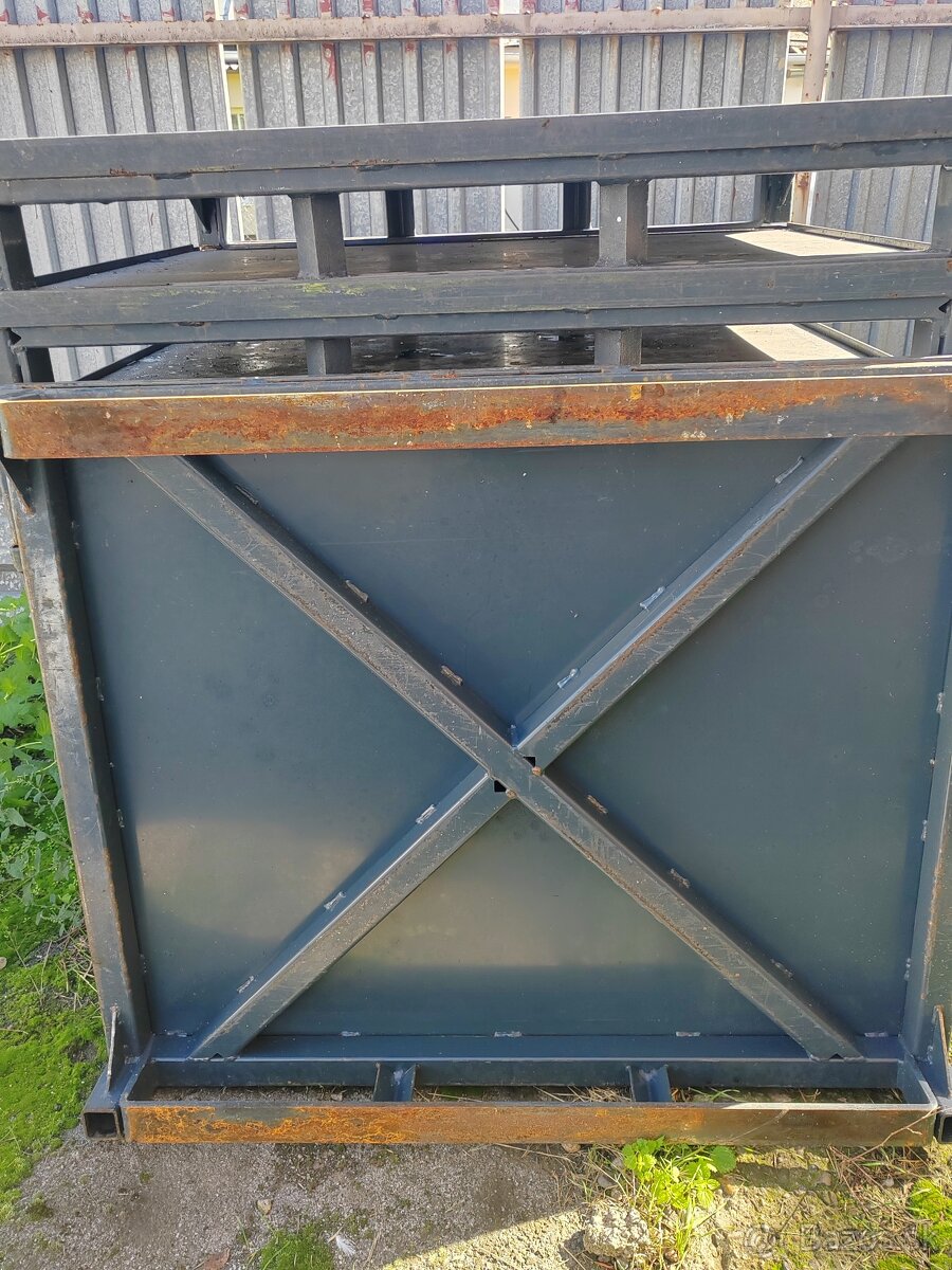 Pracovný stôl/ponk/regál/železne palety - 5