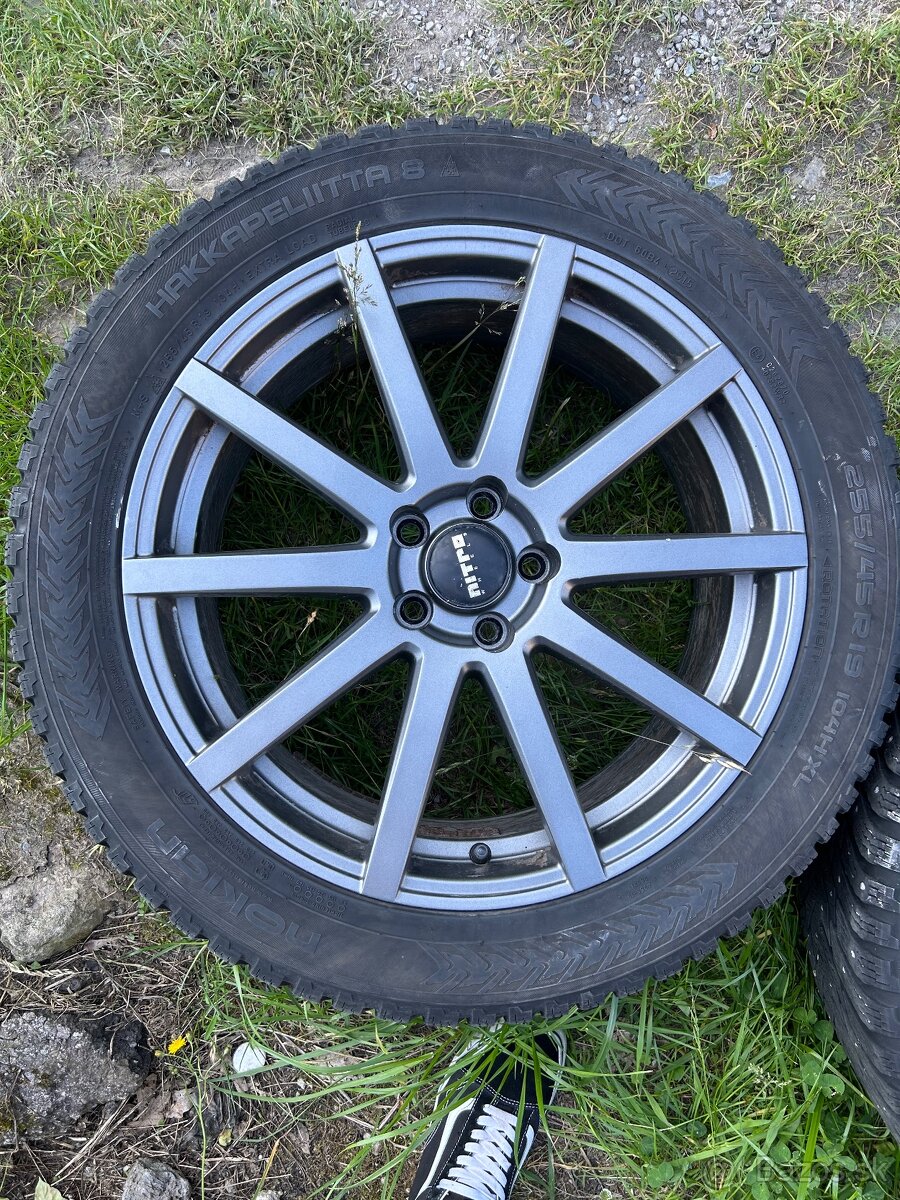 Sada kolies 255/45 r19 5x112 - 5