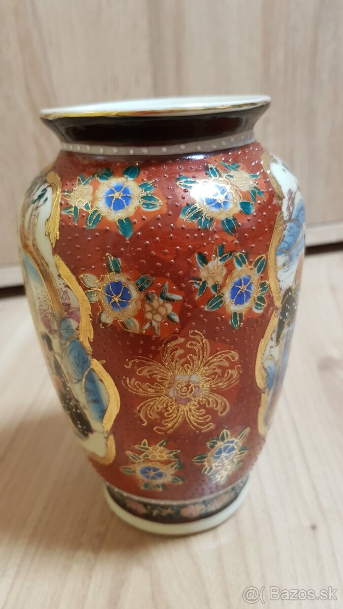 Porcelánová čínska váza a lyžičky - 5