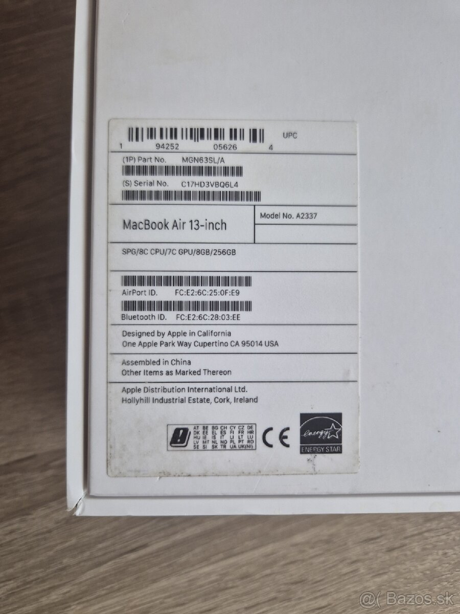 Apple Mac Book Air 13 inch - 5