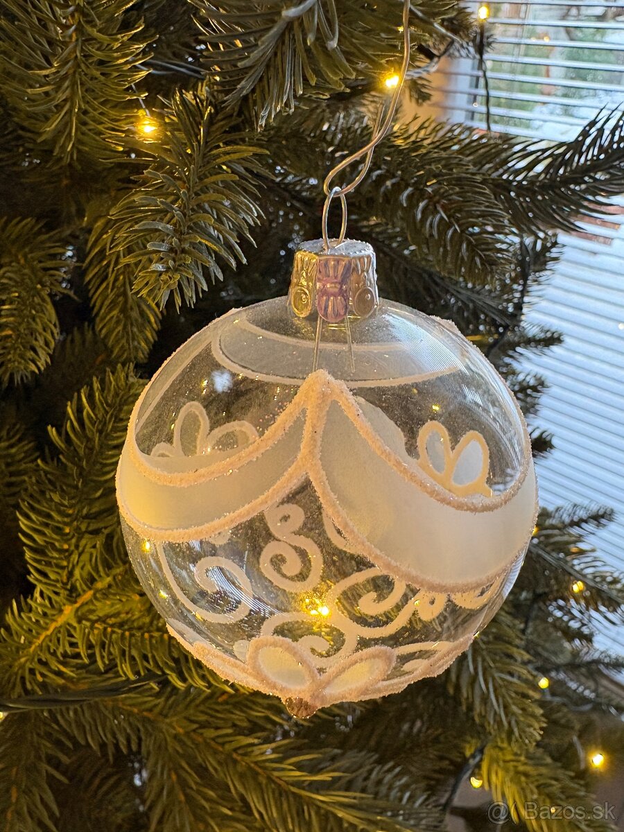 súprava jemných vianočných gulí - 5