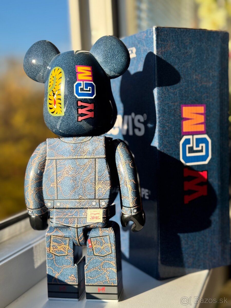 Bearbrick Bape x Levis 400% - 5