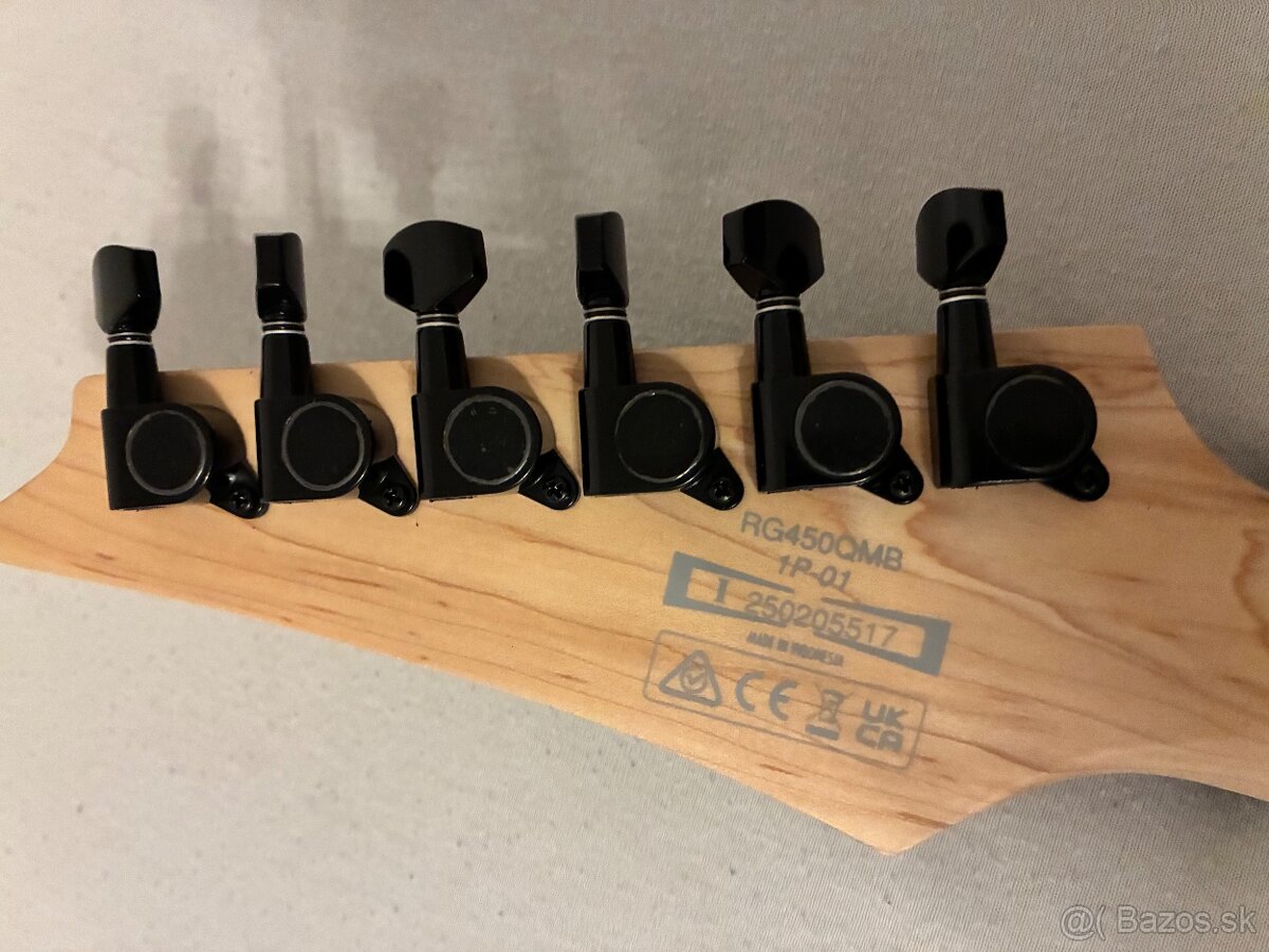 Ibanez RG450QMB Transparent Gray - 5