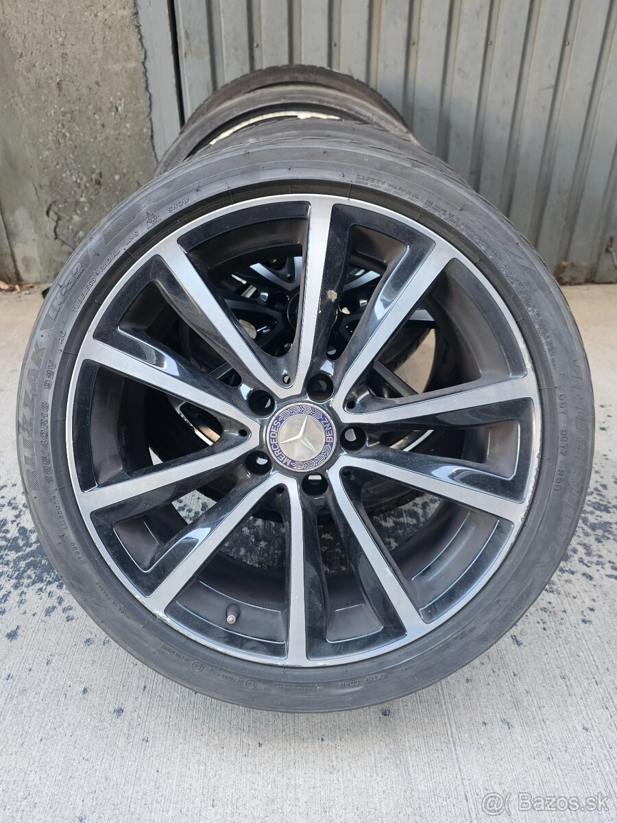 4ks orig. 18' kolesa Mercedes + zimne 225/40R18 - 5