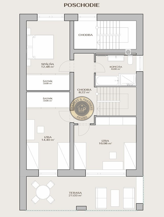 NA PREDAJ 5 izbový byt v Starej Ľubovni - VO VÝSTAVBE - 5