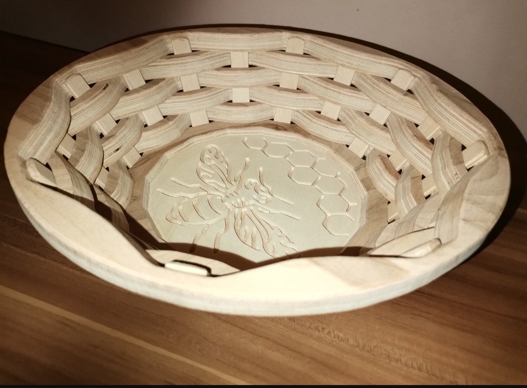 Košík drevený - 5