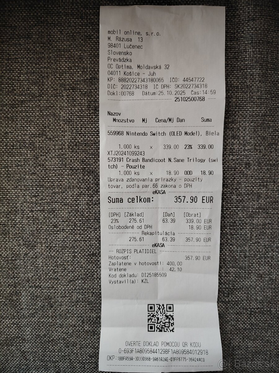 Herná konzola Nintendo Switch OLED - 5