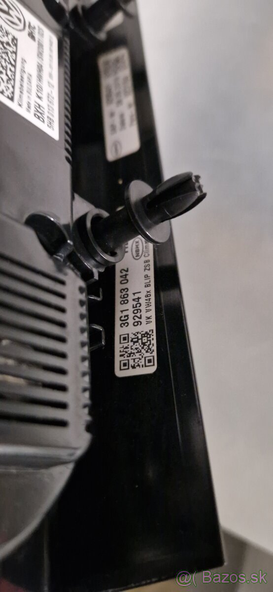 Volkswagen VW klima panel panel klimatizacie - 5