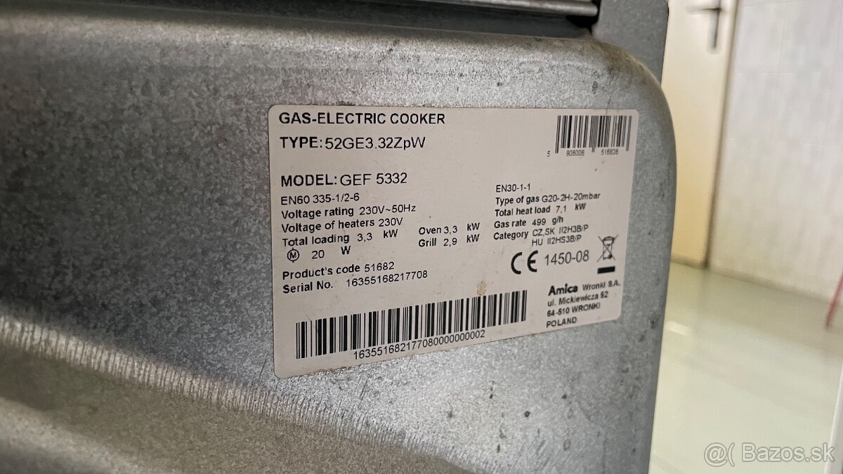 Kombinovaný sporák - 5