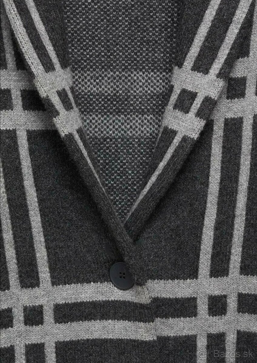 Antracitový kabát zn.MANGO - 5