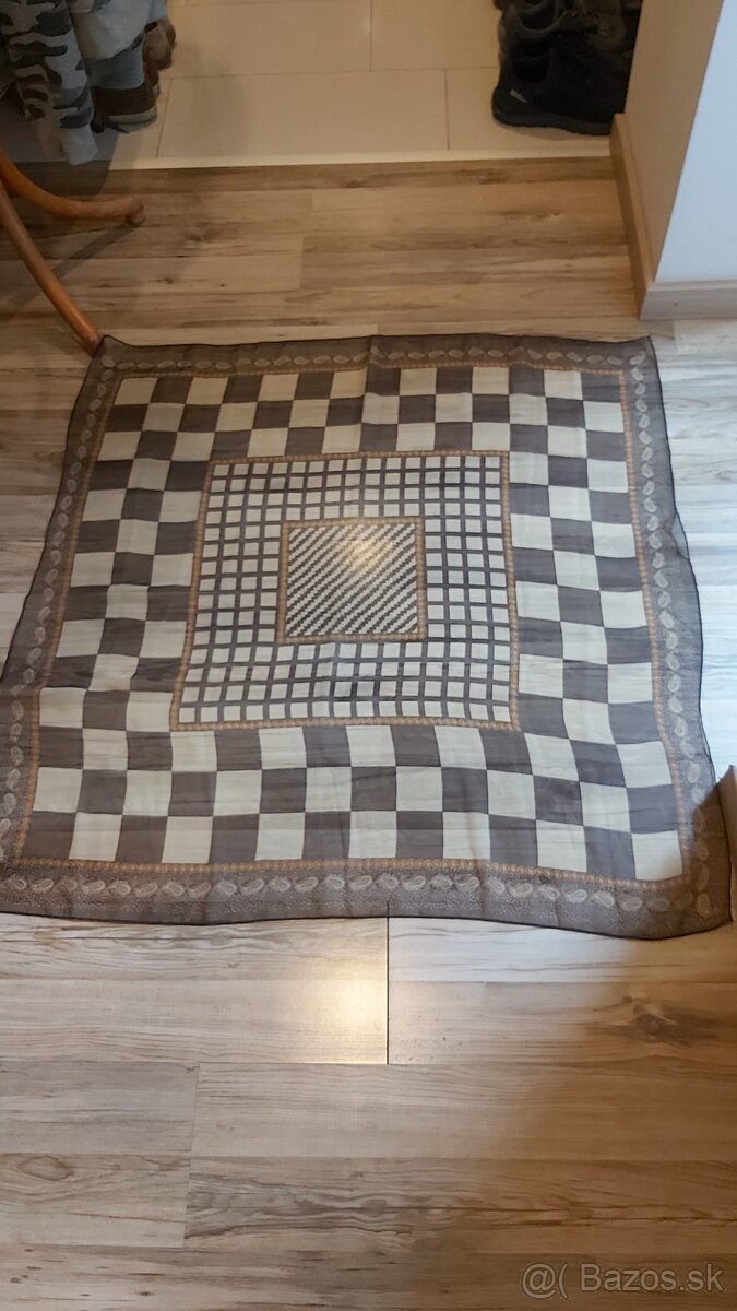 hodvábna šatka 1x1m - 5