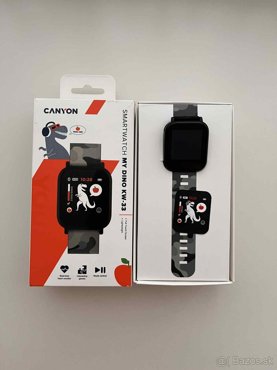 CANYON My Dino KW-33 GREEN/CAMO smart hodinky zelené - 5