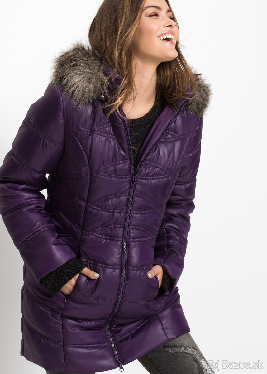 NOVÁ dámska zimná bunda / zimný kabát L (osobný odber) - 5