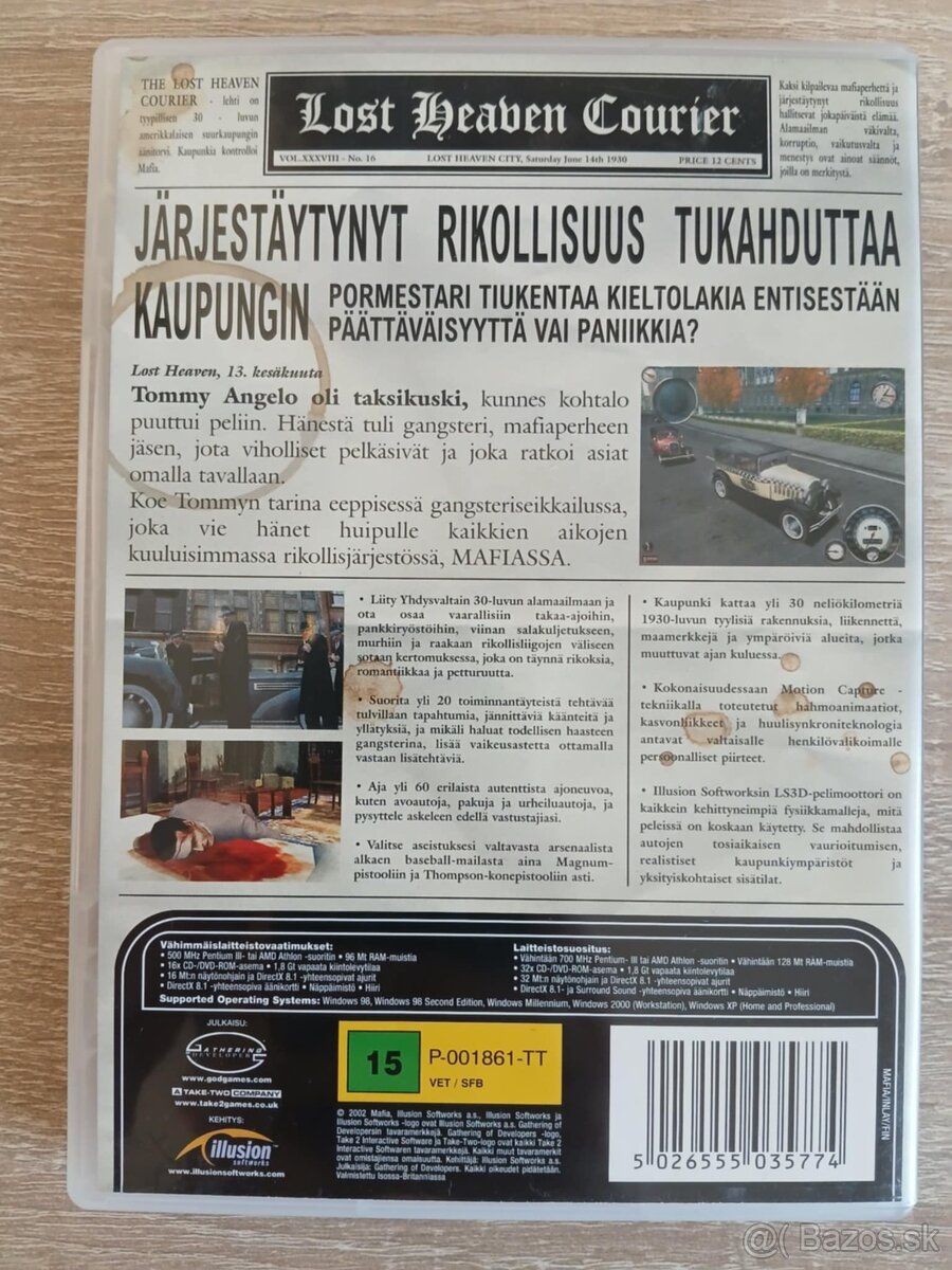 PC hra Mafia - fínska verzia - 5