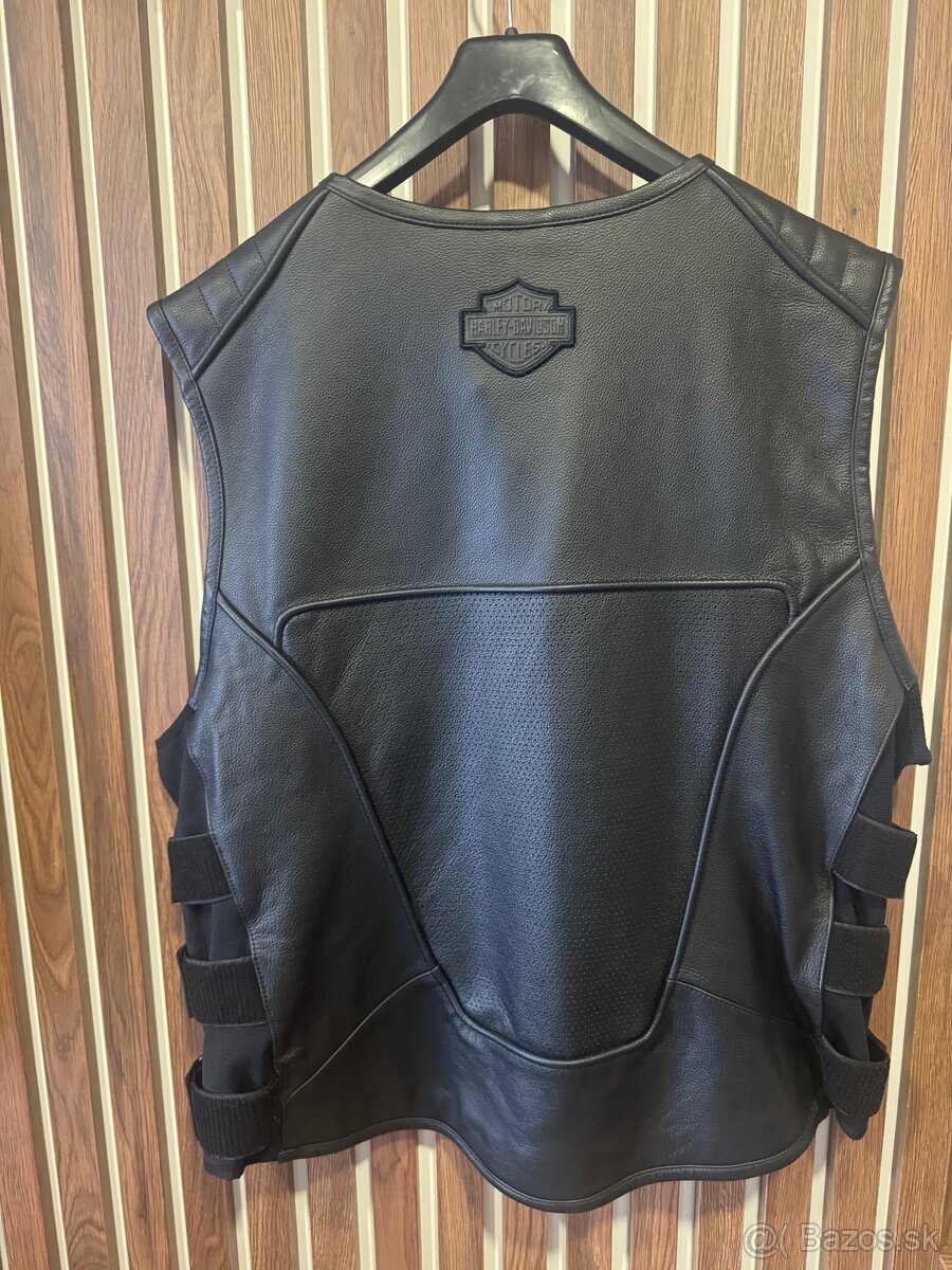 Kožená bunda a vesta Harley davidson - 5