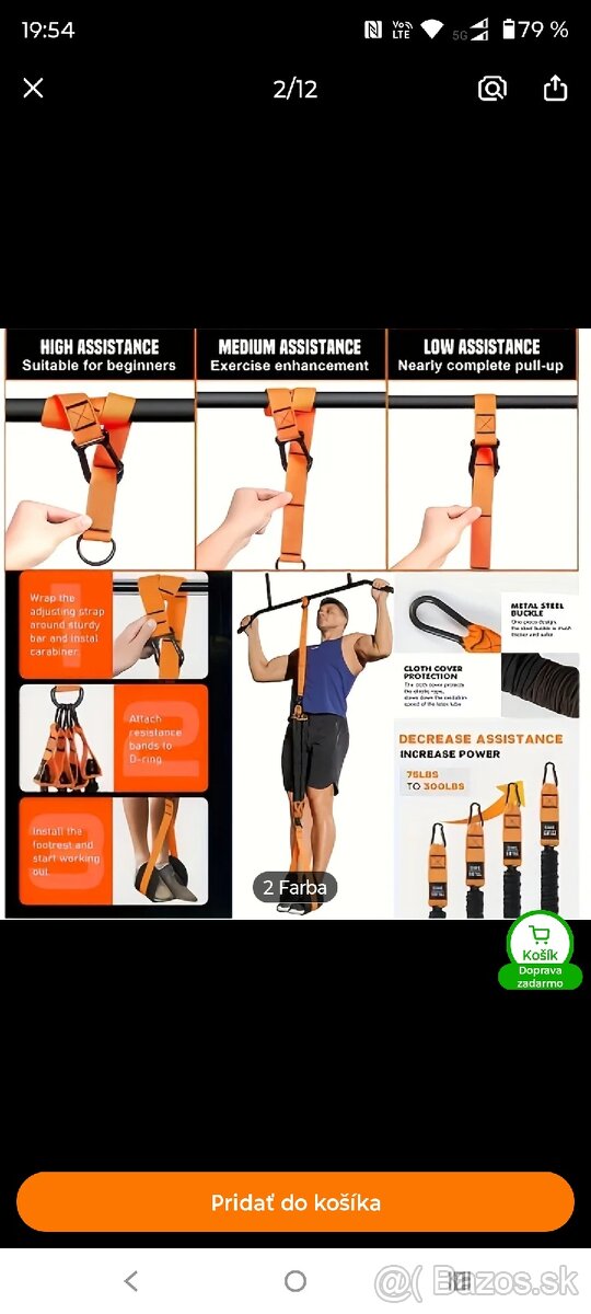 Pomôcka na cvičenie zhybov - 5