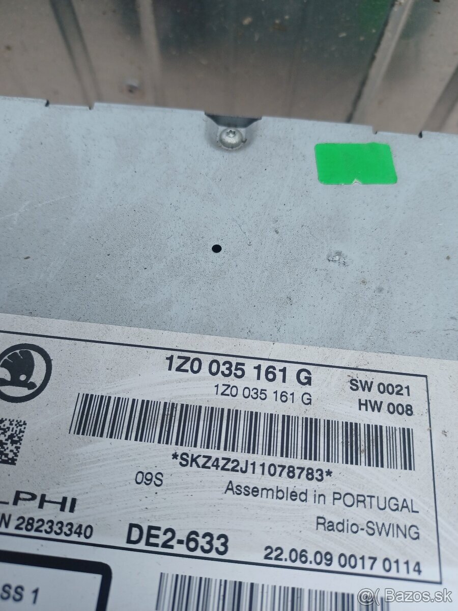 Škoda Swing radio - 5