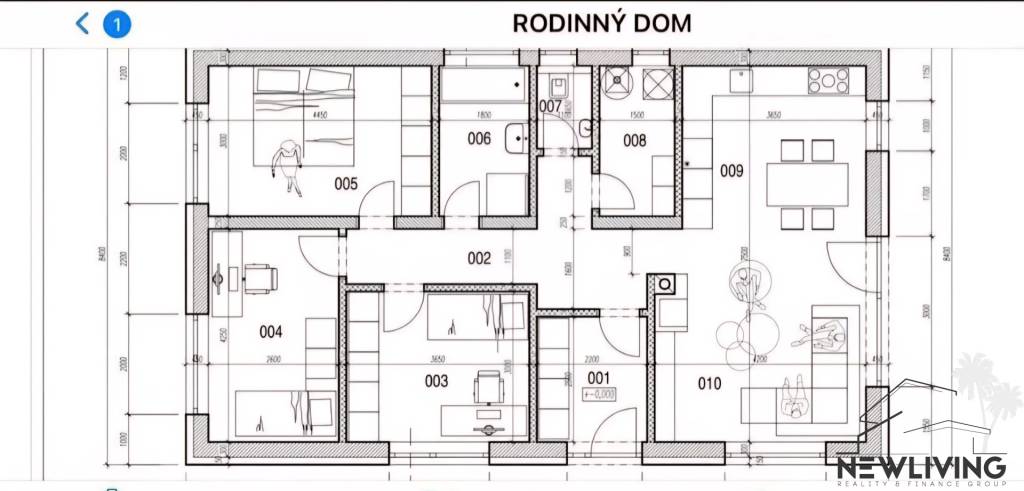 NA PREDAJ 4 izbová novostavba v obci Koplotovce - 5
