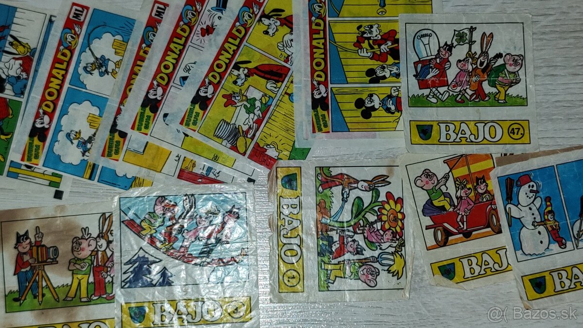 Staré obaly zo žuvačiek - 5