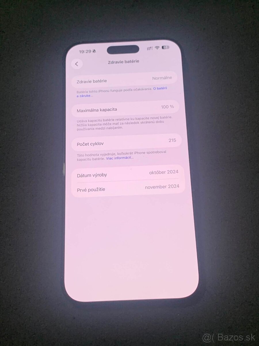 Predám Apple iPhone 16 PRO MAX 256GB Black Poškodený - 5