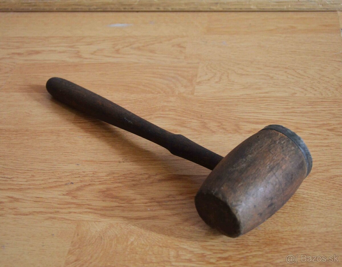 Starý drevený tĺčik (32x10cm) - 5