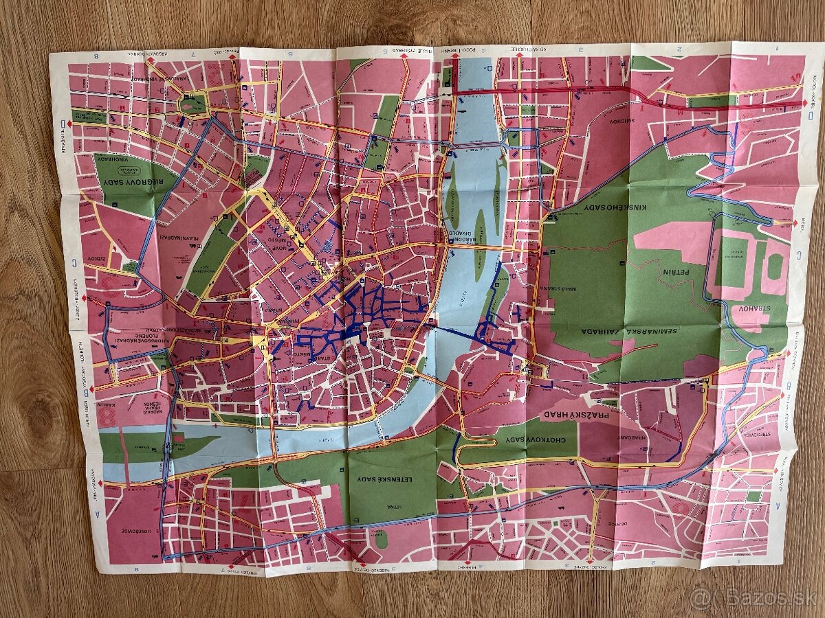 Mapy ČSSR a Prahy z 1970 a 1972 - 5