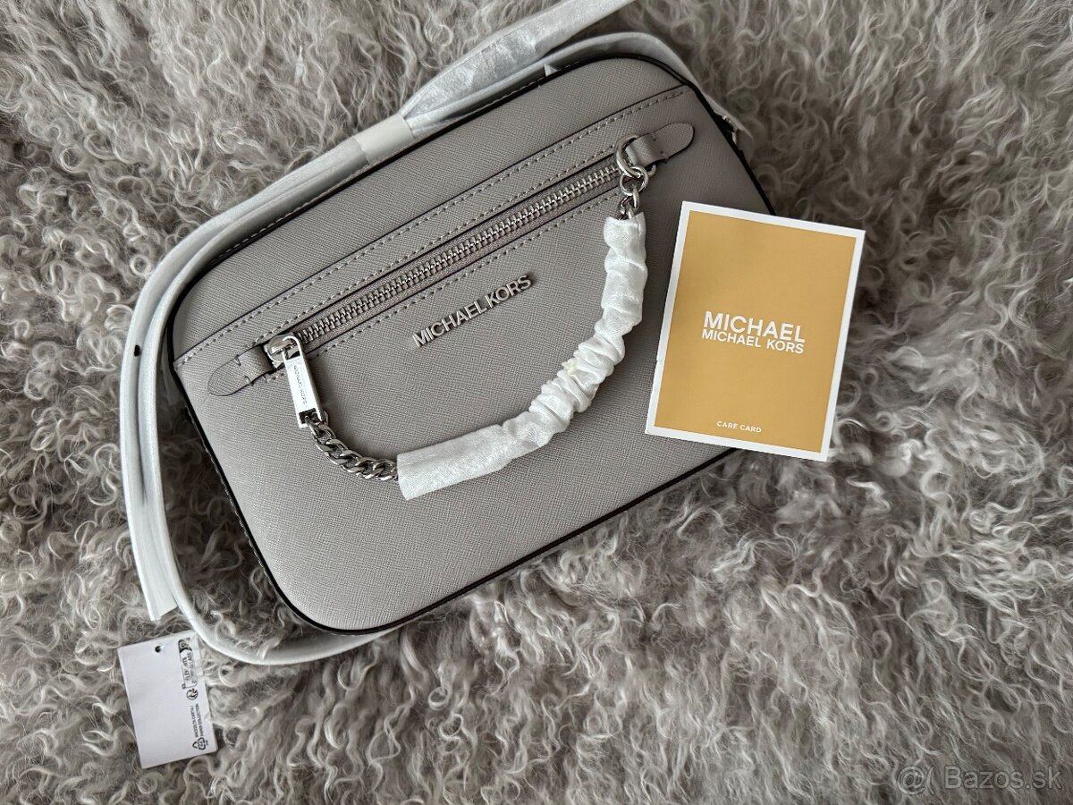 Michael Kors pearl grey kabelka - 5