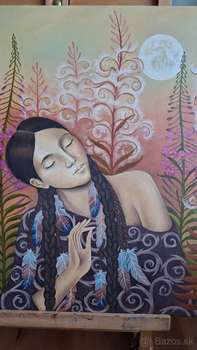 Obraz - akrylová maľba, 50x40 cm - 5