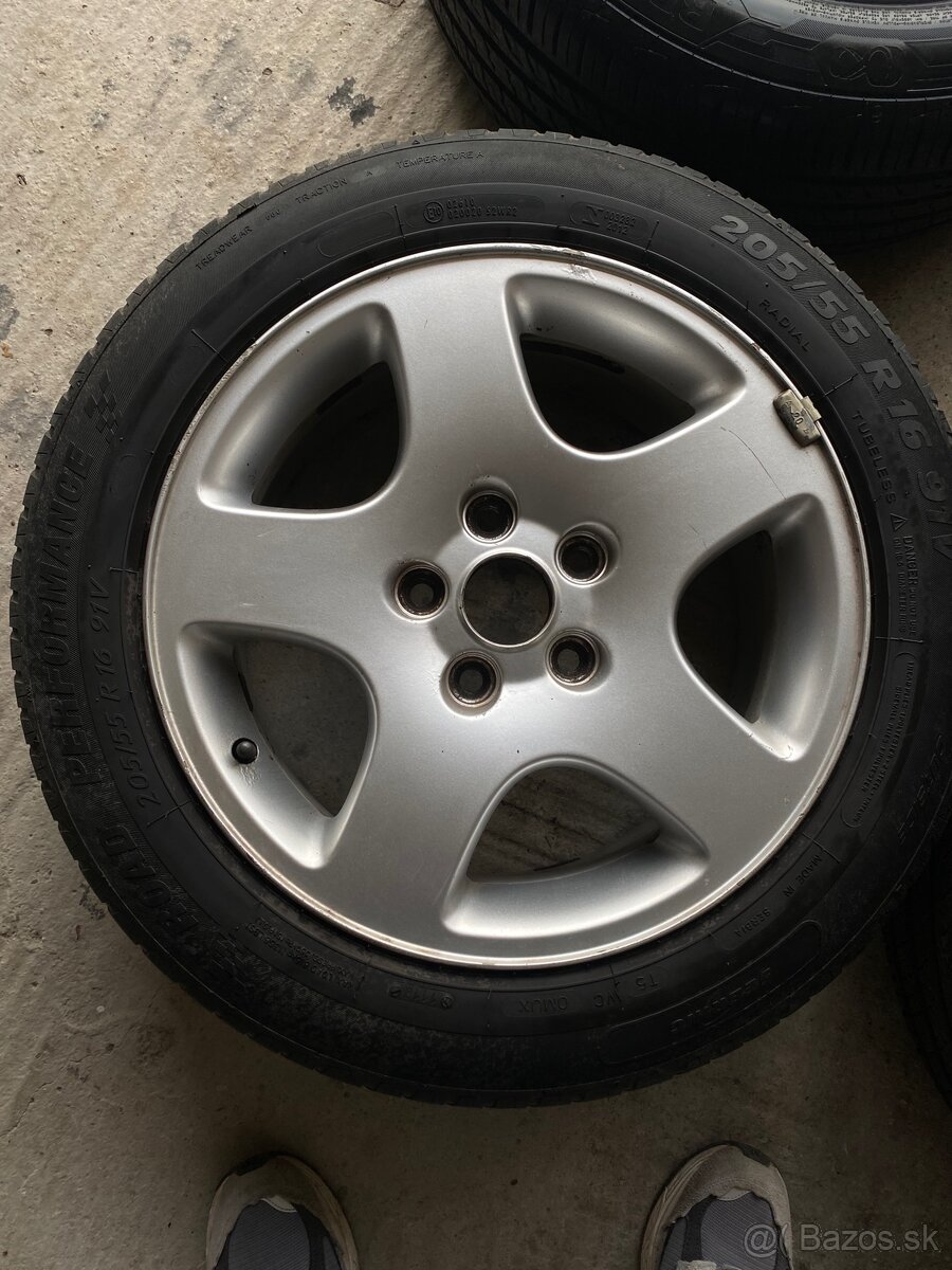 Disky + letné pneu 205/55 R16 - 5