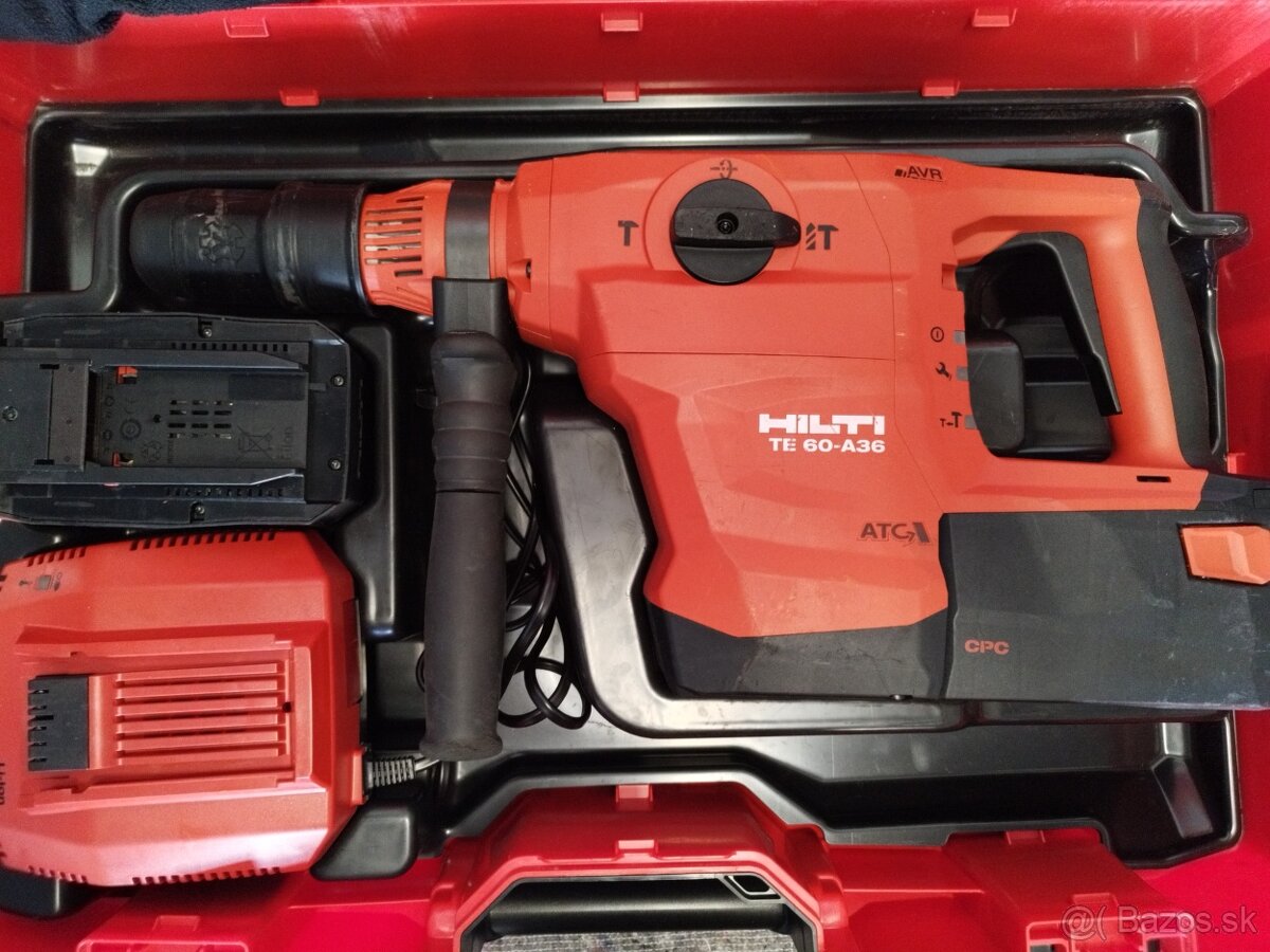 Hilti TE 60-A36 aku kombi kladivo sds max - 5