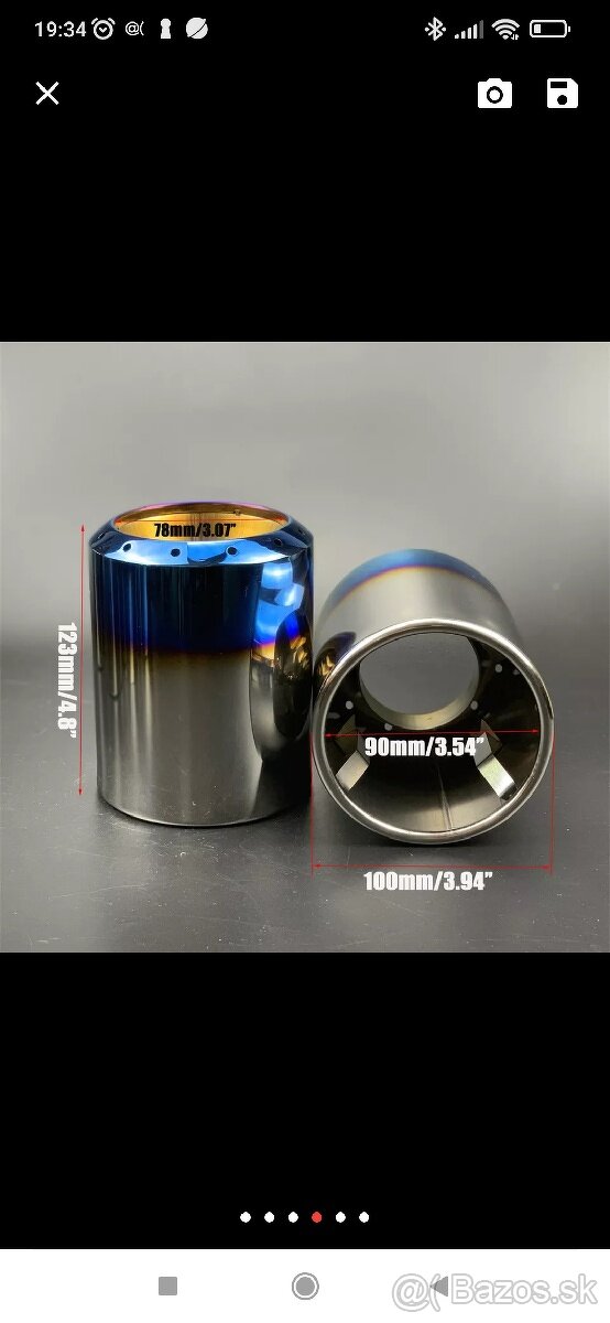 Nerezová koncovka výfuku,komponenty na nerez výfuk - 5