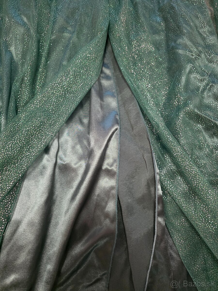 Spoločenské šaty zelené - 5