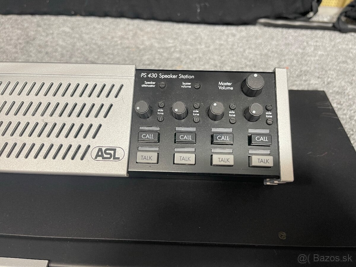 ASL Intercom zakladna stanica + speker stanica + Clear Com - 5