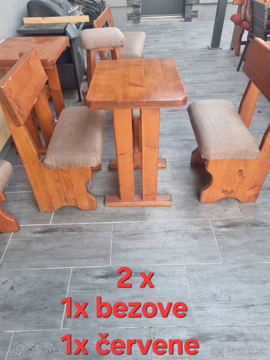 Gastro stoly a lavice - 5