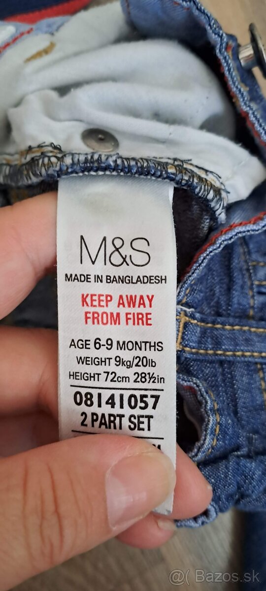 SETY/KOMPLETY PRE CHLAPCOV, M&S, veľ. 74 a 80 - 5