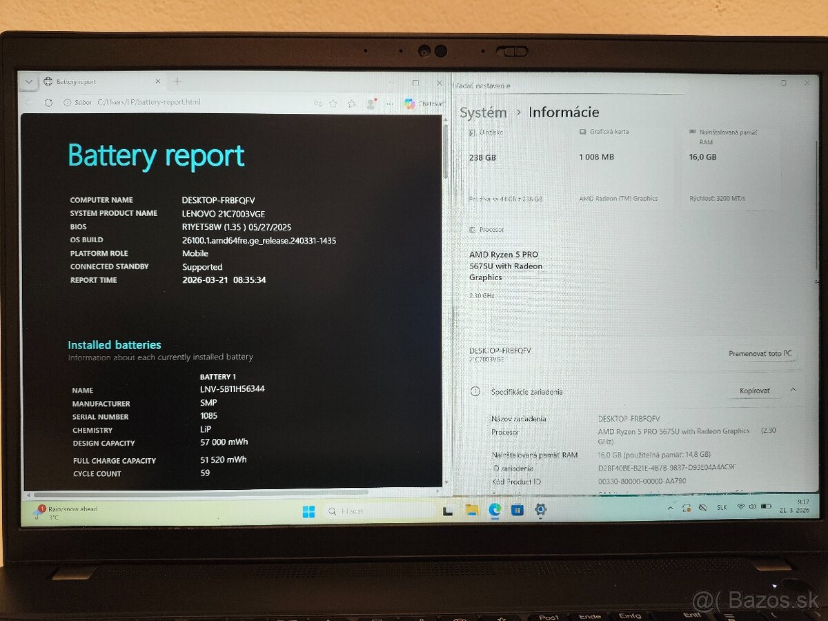 ThinkPad L15 G3 | R5 • 16GB • 256GB SSD - 5
