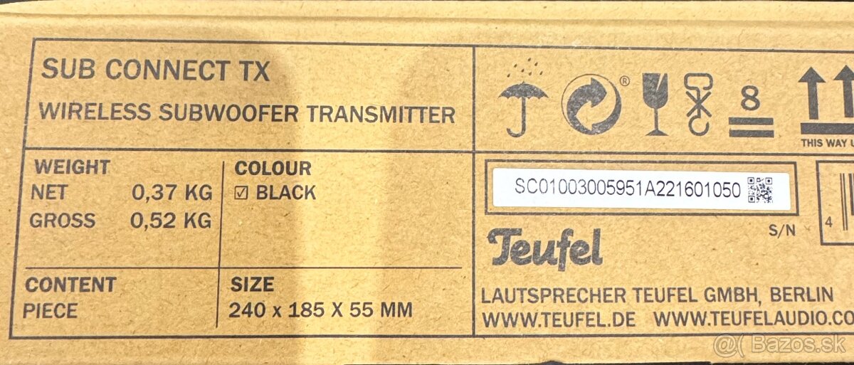 Teufel Wireless subwoofer transmitter signal - 5