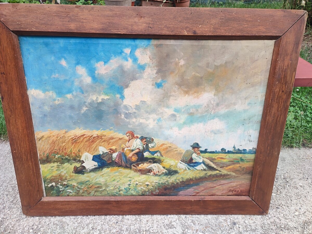 Obraz vidiecka scena - 5