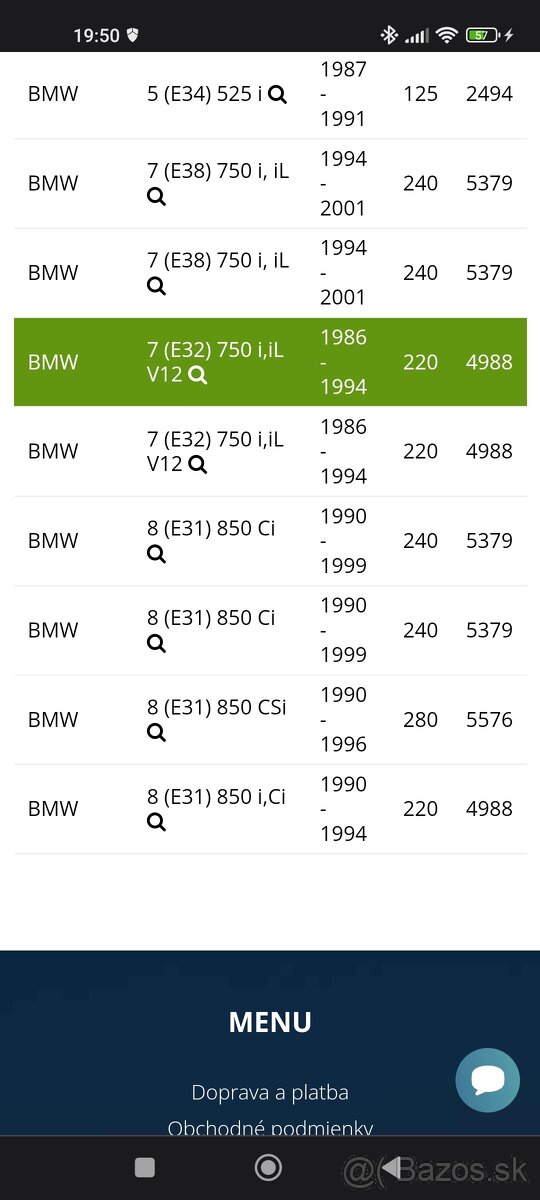 Predám vstrekovač paliva 0280150715 - 5