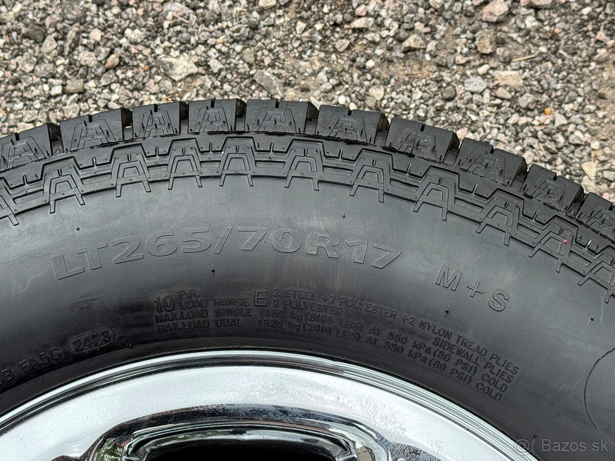 17" 8x165 DODGE RAM 2500 3500 CHROM ORIGINÁL