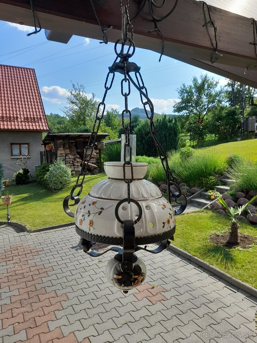 Vysiaca lampa malovana - 5