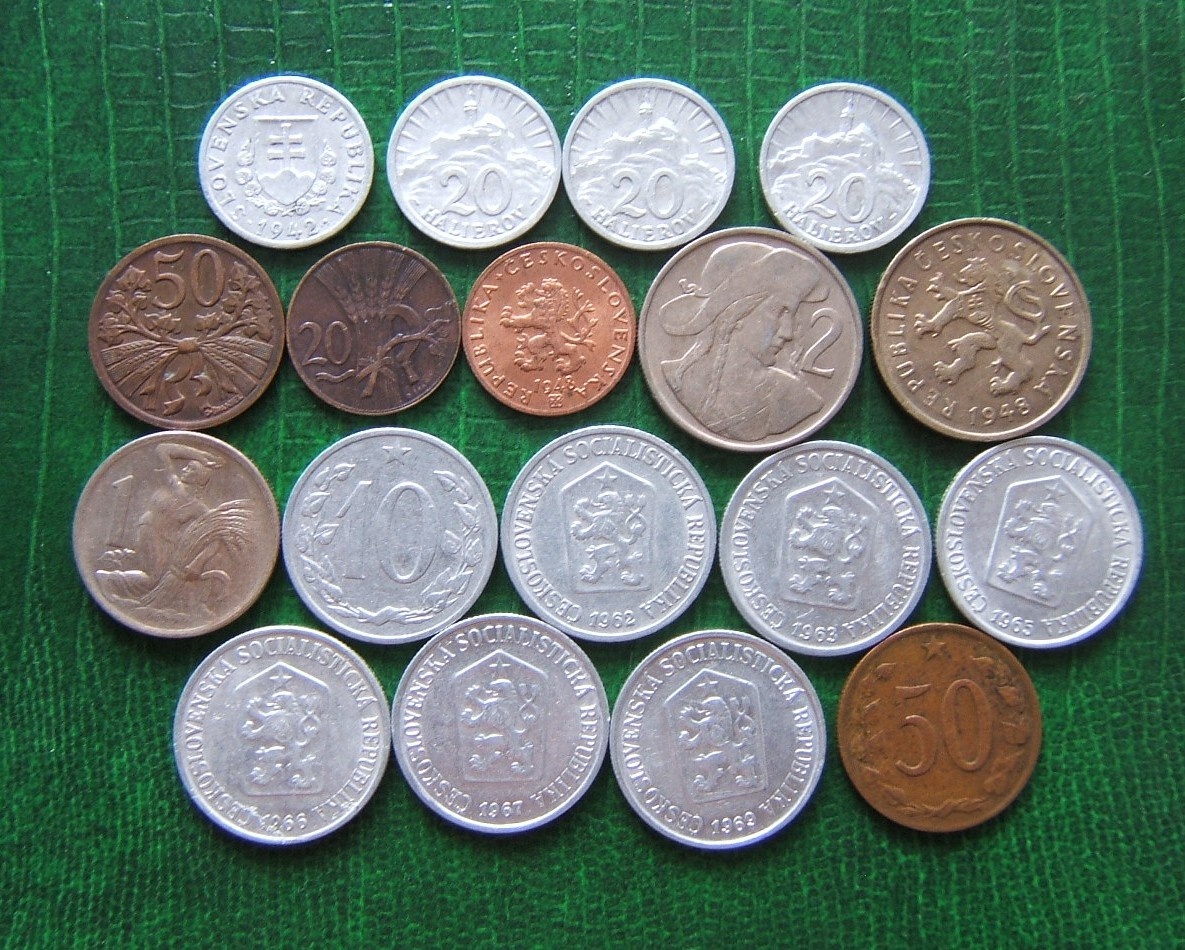 mince nemecko československo SR 1942 - 5