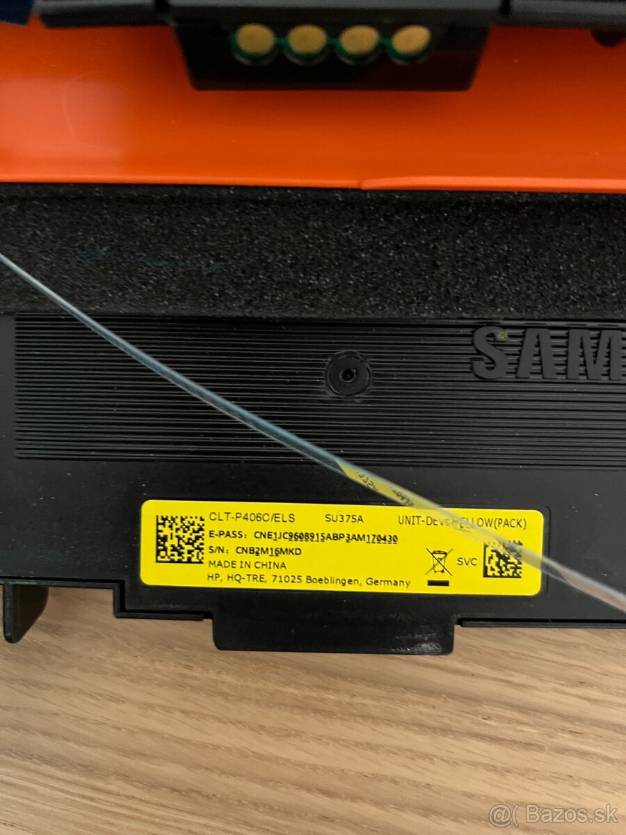 Toner Samsung CLT-P406C, CMYK, štvorbalenie, multipack - 5