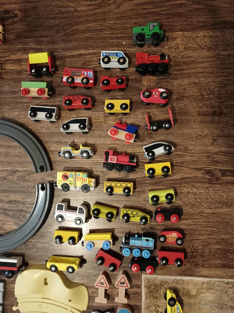 Drevené koľajnice + príslušenstvo - 5