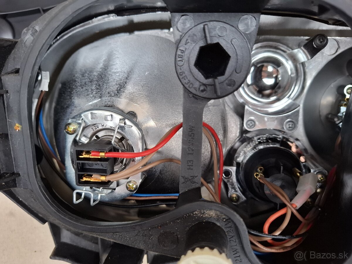 Sklenené predné svetlá golf 4 mk4 - 5