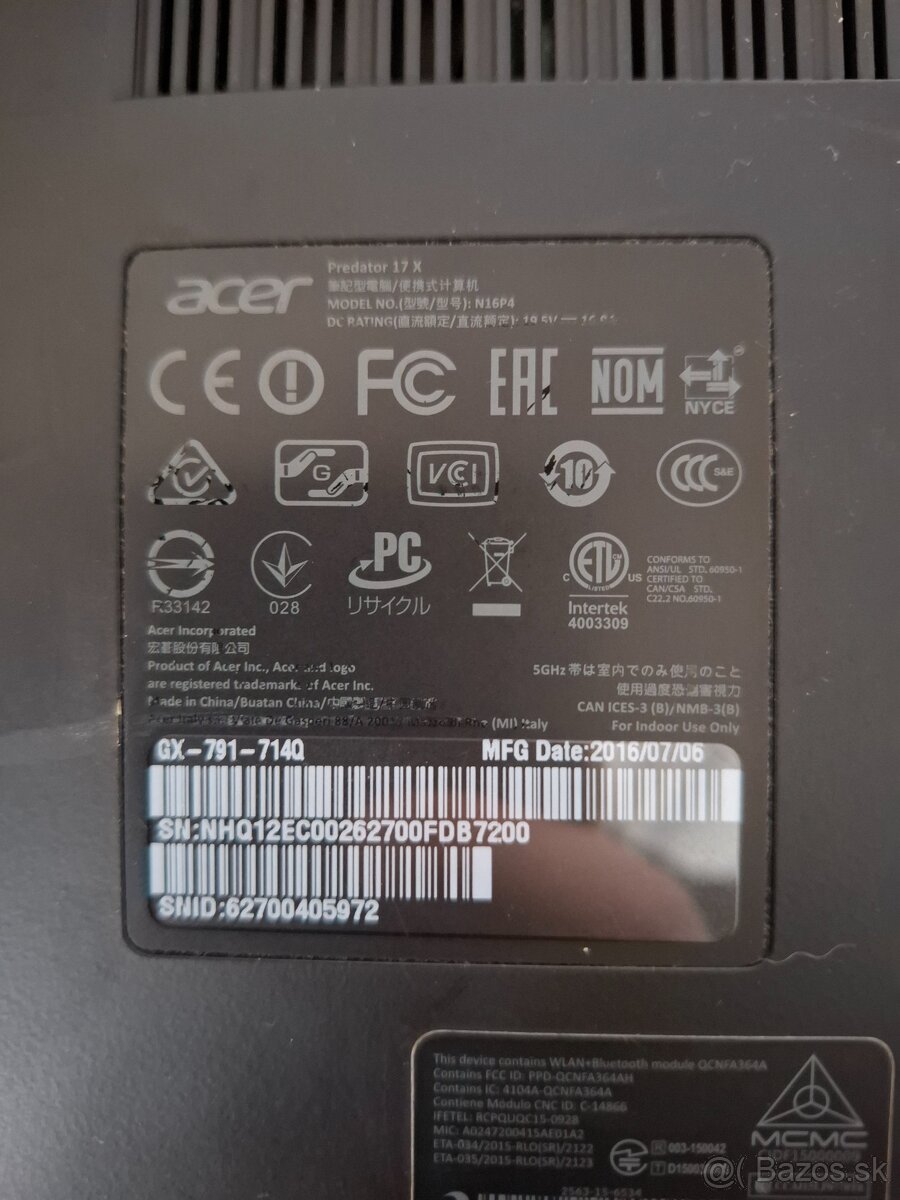 Acer predator 17x GX791-714Q - 5