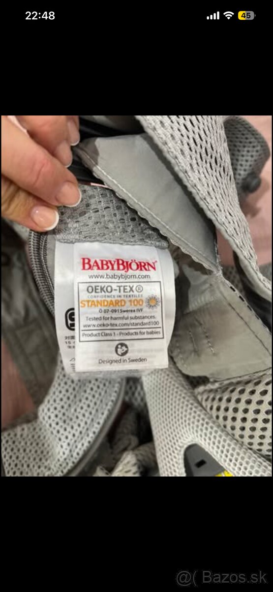 Babybjörn Move Grey nosič pre bábätká - 5