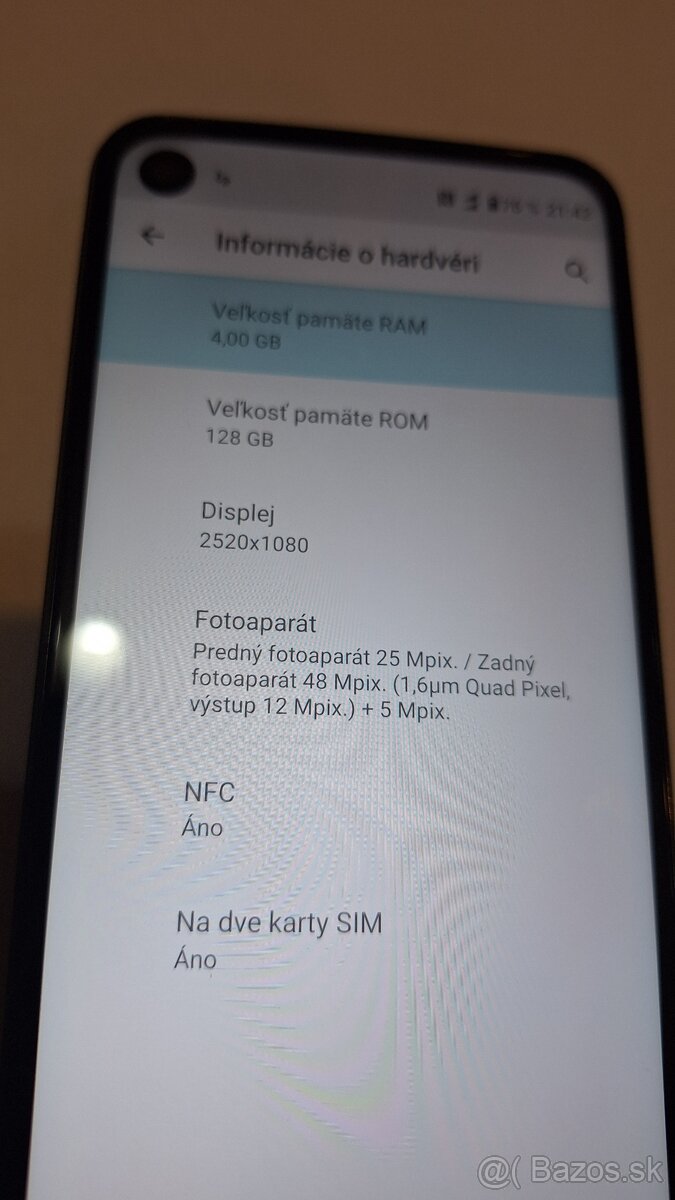 Motorola One Vision 4/128GB android 11 - 5